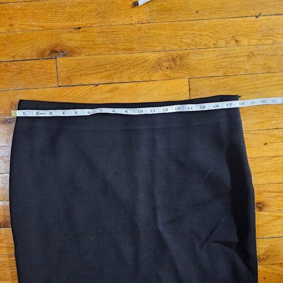 Red Valentino Black Wool Pencil Skirt 46 US 10 - Picture 2 of 7